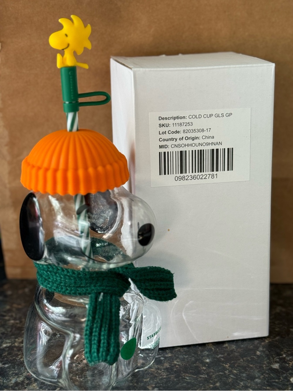 Starbucks Snoopy Cold Cup NEW Sealed